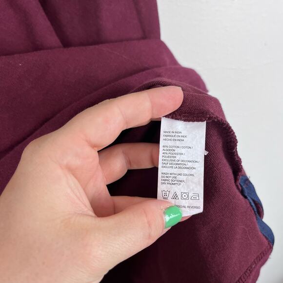 Izod Men's Advantage Performance Natural Stretch Cotton Blend Maroon Polo Large - Picture 5 of 6